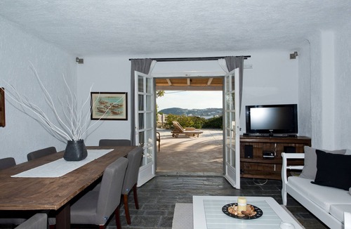 Kalafatis Villa | Villa Fragkia/private lounge area, sea view