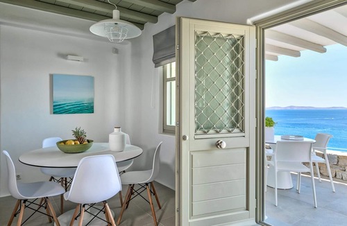 Tourlos Villa | Villa Hydrionae, Divine Sea Views, Private Furnished Terrace, Shared Pool,.