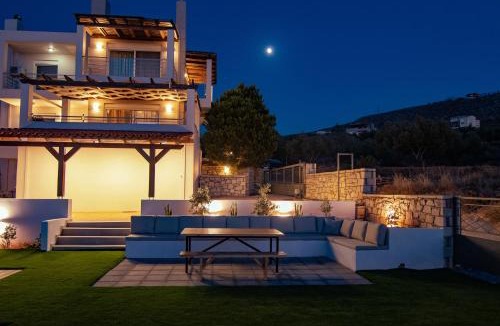 Kokkini Chani Villa | Villa pelagos view