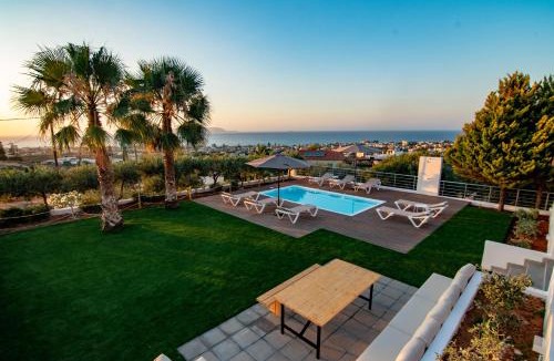 Kokkini Chani Villa | Villa pelagos view