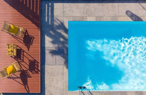 Lahania House | Villa Pounentis auf einem Hügel in Lachania by Interhome