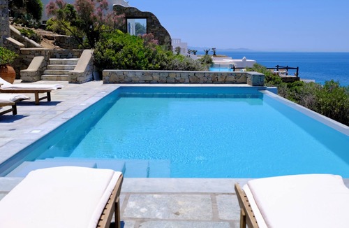 Elia Villa | Villa with private infinity pool, steps from Elia Beach