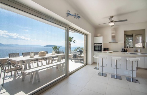 Aegina Villa | Welcome to Red Rock Villa, a serene seafront retreat for pure relaxation
