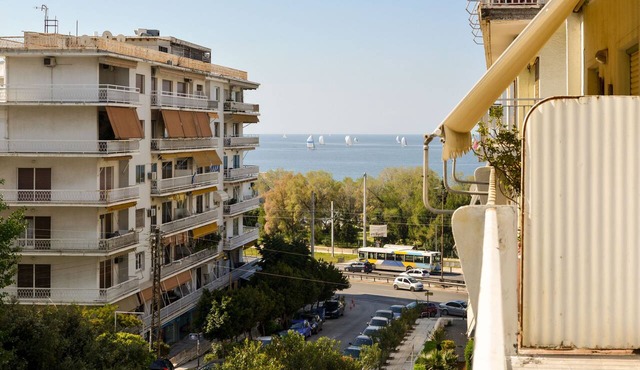 Athens Sea view 2 floor apartment next to Marina