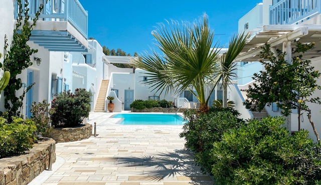 Blue Daisy House - 1' walk to Ornos Beach, Mykonos