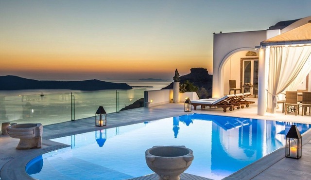BlueVillas | Villa TC | Private pool with unlimited view in Firostefani