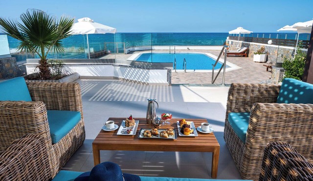 Dream Villa Athena-2 bedrooms Beach Front with private pool