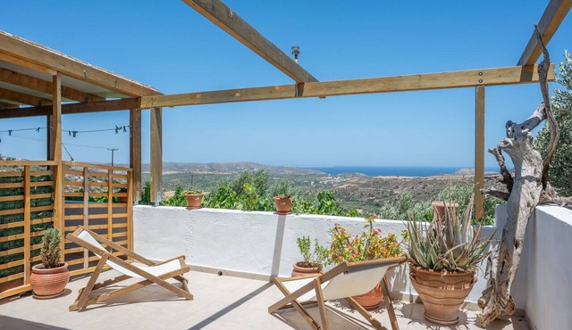 Eco-Friendly 'Lydia Guest House - Sea' with Sea View, Private Terrace & Wi-Fi