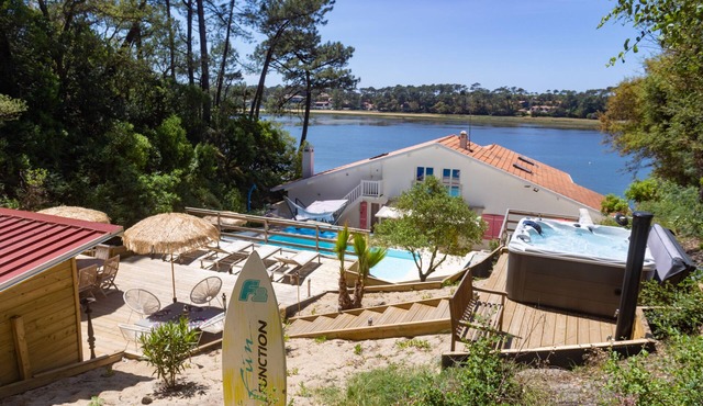 Exceptional villa for 14 people. pool, sauna, jacuzzi, wellness experiences in Soorts-Hossegor