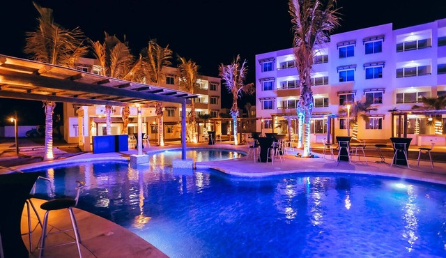 Fully Equipped 2 BR Main Floor Condo Near Beach at Almarena Residencial in Mazatlán