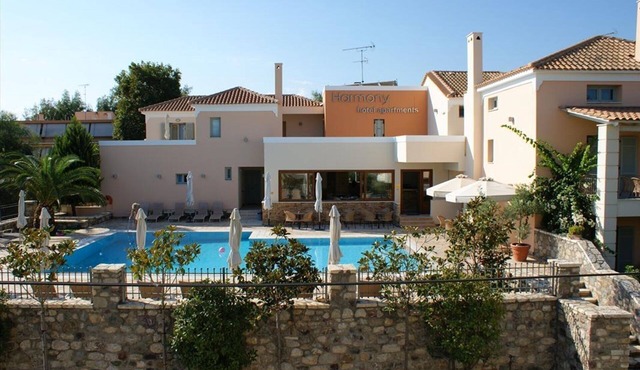 Harmony Hotel Apartments - Maisonette KALYPSO 60m² 2 to 5 People Free Wifi in Longos