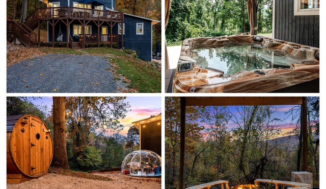 Harmony Ridge Hideaway: 10 acre mountain retreat w/hot tub and sauna in Front Royal