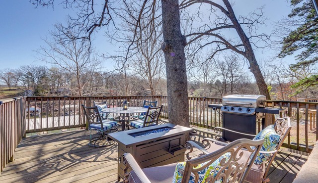 Lakefront Eucha Escape w/Views & Boat Slip! in Eucha