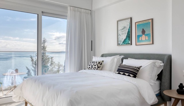 Luxuriöse Wohnung mit Meerblick Stoa Serenity by Interhome