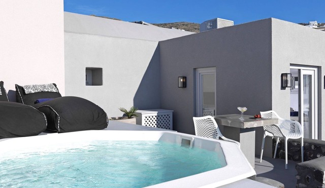 Luxury Santorini Villa | Superior Villa | Private Heated Plunge Pool | Sea View