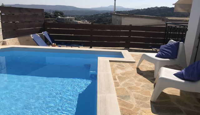 Maison Crétoise Avec Piscine Proche Plage vue mer