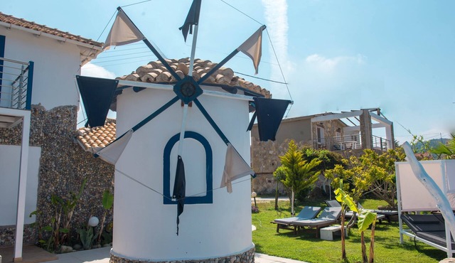 'Mirage Arillas Studio Type B12' with Sea View, Shared Pool & Wi-Fi