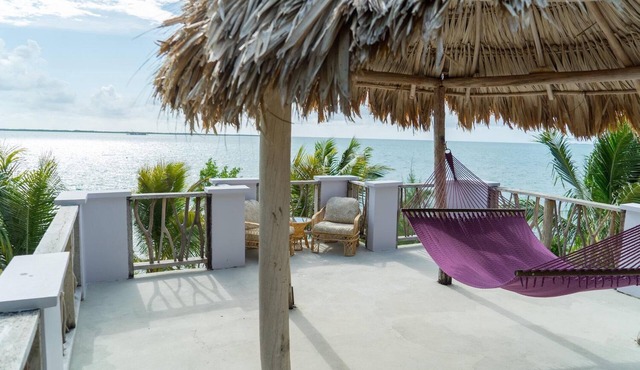 Premier Oceanfront Cabana w/Private Roof Patio & Incredible Ocean Views in Dangriga
