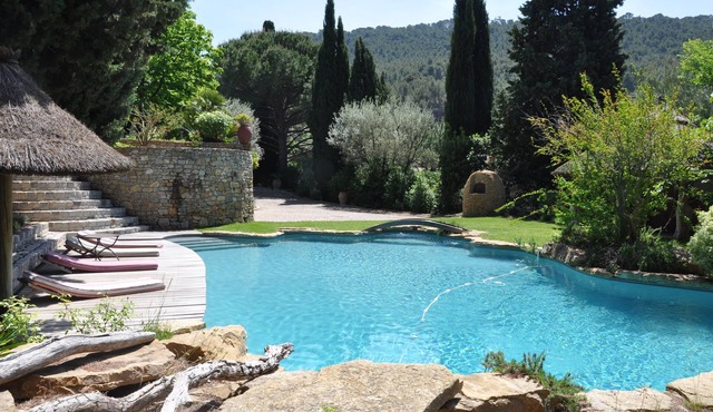 PRETTY VINEYARD COTTAGE ON PROPERTY 12 MINS FROM BANDOL AND BEACHES CLIM SWIMMING POOL in Le Castellet