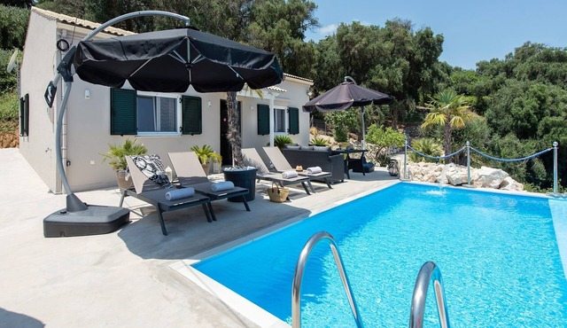 SeaView Corfu Villa | 2 Bedroom | Villa Perama | Private Pool & AC