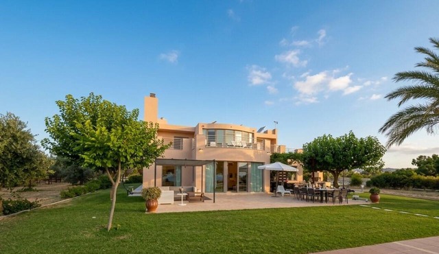 Superb Contemporary Luxury Holiday Villa Rental in - Afandou - sleeps 10 guests