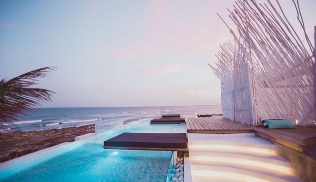 Tulum Beachfront Villa - Weekly discount and staff included! in Tulum