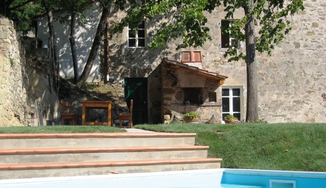 Typical Tuscan villa with outstanding views sleeps 8 private pool 12 x 6 m. in Lucca