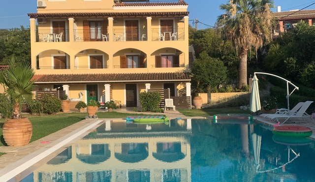 Villa Eleni Corfu Acharavi : Seaview, Pool, Sleeps 10-20, Near Beach & Village!