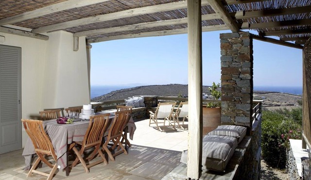 Villa Mirethiax, Divine Sea Views, Furnished Terrace, Tinos
