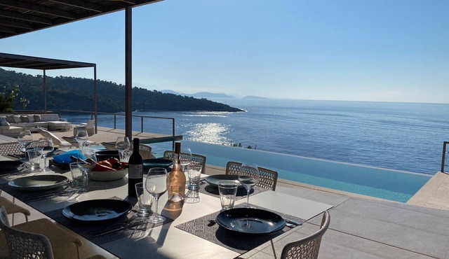 Villa Oneiro: Exclusive Escape With Private Pontoon & Luxe Amenities