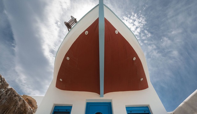 Villa Warka!Wonderful maritime House for 2-3 people,shared 50qm Pool in Pitsidia in Pitsidia