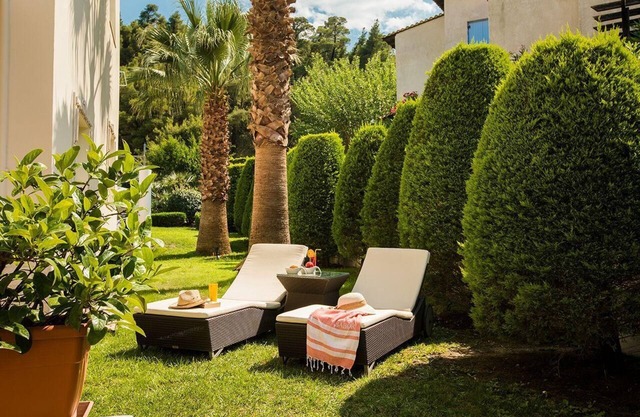 Holiday Apartment in Pallini with Private Terrace and Garden View