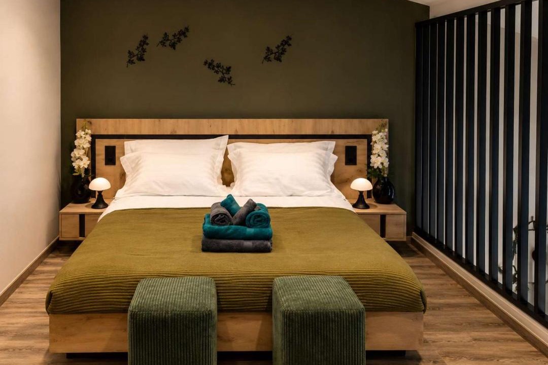Thermaikos Apartment | Epanomi Suites - Modern Living with Garden Retreat