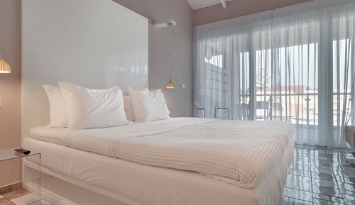 Deluxe Double Room, Partial Sea View
