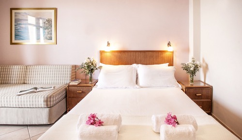 Double Room, Patio, Sea View