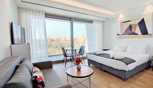 Studio with Balcony