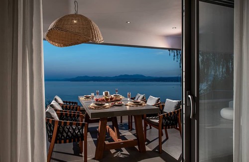 Agia Pelagia House | Lady Sea 6 Bedroom Villa with Heated Pool & Private Beach Access
