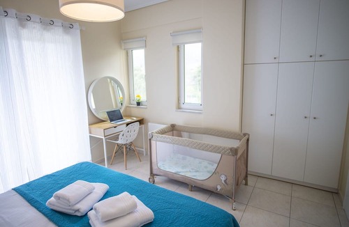 Nea Makri Condo | Charming beach home next to crystal waters