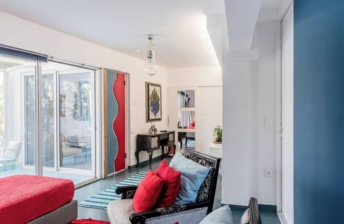 Psirri Apartment | Central Apt Private Balcony & Rooftop Access - CT1