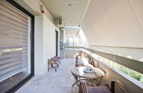 Palaio Faliro Apartment | Afrodite Classic Residence, 2BR, WiFi, City View