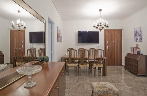 Palaio Faliro Apartment | Afrodite Classic Residence, 2BR, WiFi, City View