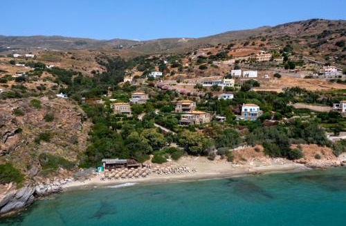 Steniai Villa | Sunrise Beach House by Andros Villas Collection