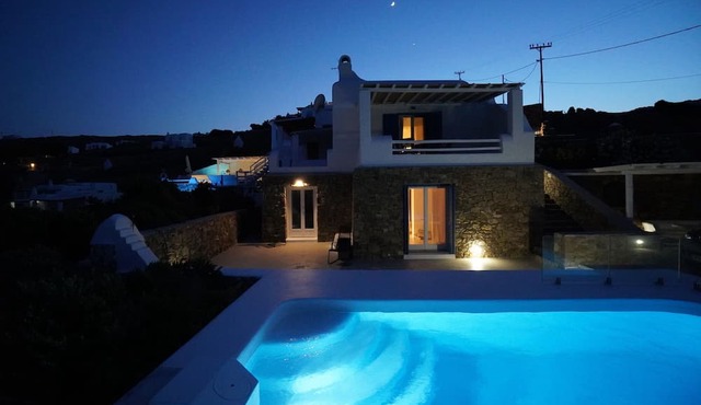 Mykonian Exclusive 3Bd Villa with Pool